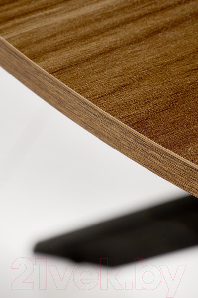 Изображение товара Обеденный стол Halmar Edgar / V-CH-EDGAR-ST-ORZECHOWY (орех/черный)