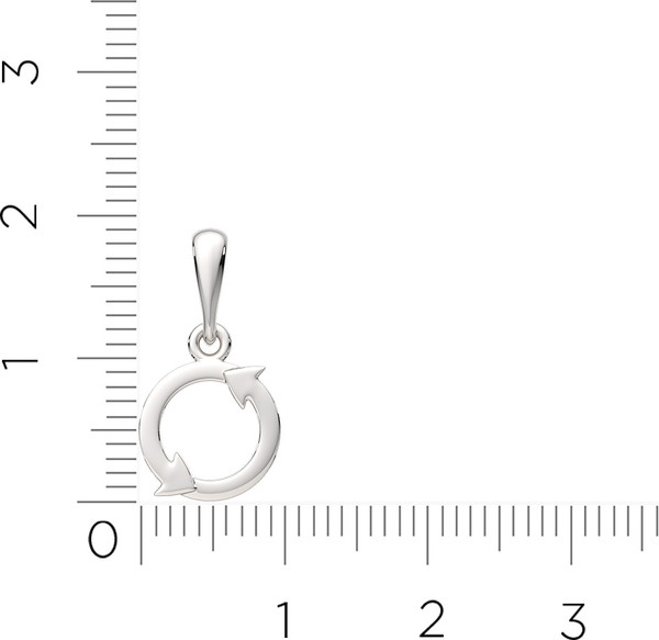 Изображение товара Подвеска из серебра ZORKA 0430459