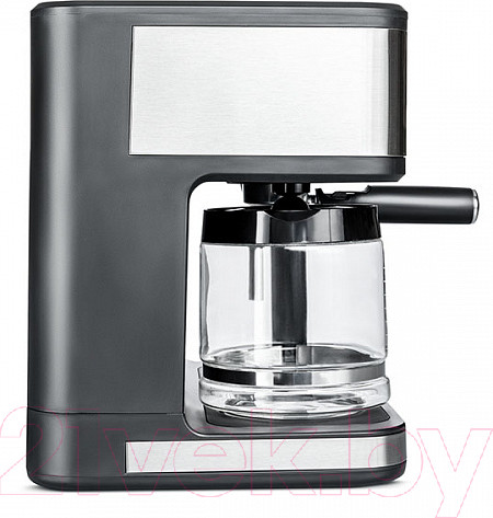 Изображение товара Кофеварка эспрессо BQ CM1005 2в1 (сталь/черный)