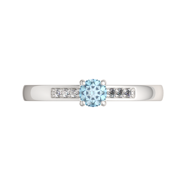 Изображение товара Кольцо из серебра ZORKA 02S4040.ZZ (р.17.5, с топазом и фианитами)