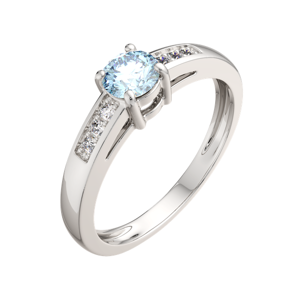 Изображение товара Кольцо из серебра ZORKA 02S4040.ZZ (р.17.5, с топазом и фианитами)