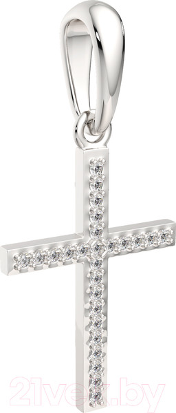 Изображение товара Крестик из серебра ZORKA 0440208 (с фианитами)