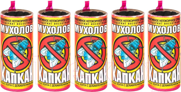 Изображение товара Набор лент от мух Капкан Мухолов (5шт)
