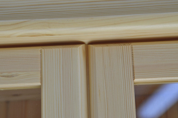 Изображение товара Шкаф с витриной Dipriz Lena Д.73043.7 (без отделки)