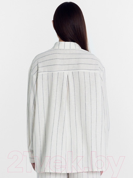 Изображение товара Рубашка Mark Formelle 122955/1 (р.170-88-94, полоска на светло-молочном)