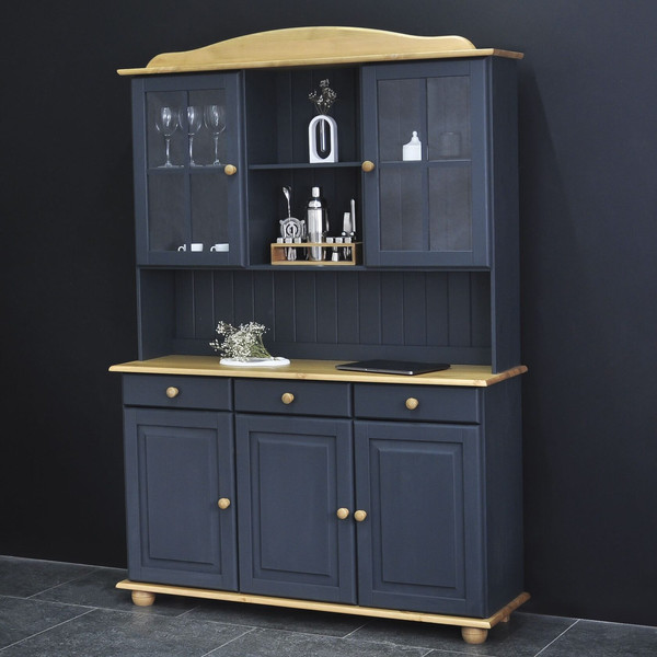 Изображение товара Шкаф навесной Dipriz Lena Д.73012.3 (серый воск/антик)