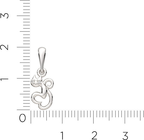 Изображение товара Подвеска из серебра ZORKA 0440380 (с фианитами)
