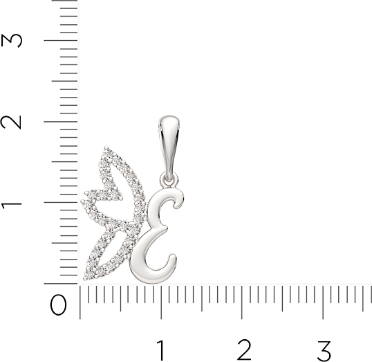 Изображение товара Подвеска из серебра ZORKA 0440413 (с фианитами)