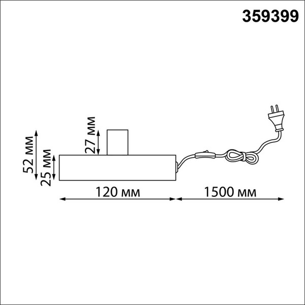 Изображение товара Основание для светильника Novotech Vitz 359399