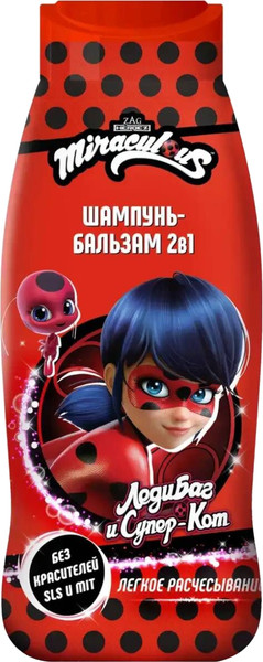 Изображение товара Шампунь детский Miraculous Чудесная Леди Баг (400мл)