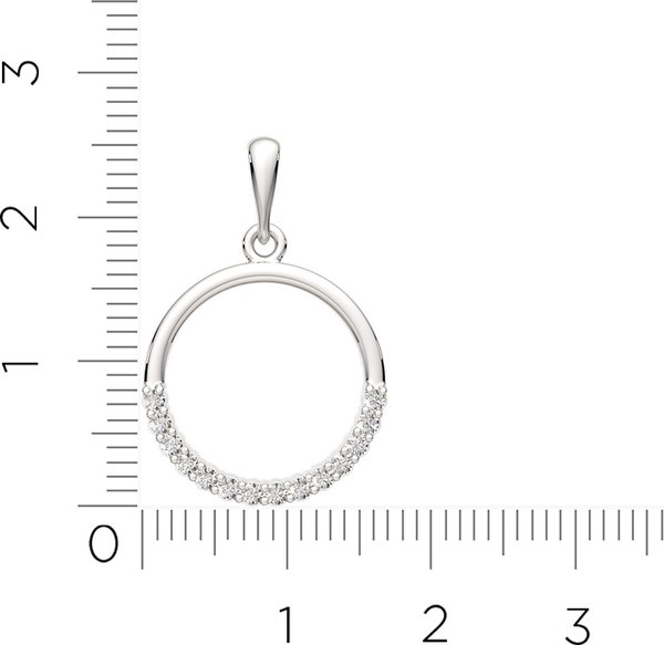 Изображение товара Подвеска из серебра ZORKA 0440437.ZZ (с фианитами)