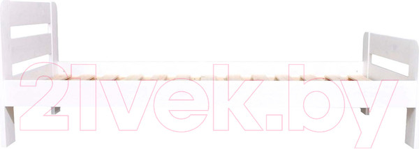 Изображение товара Односпальная кровать Dipriz Bert 90 / Д.80068.1 (белый)