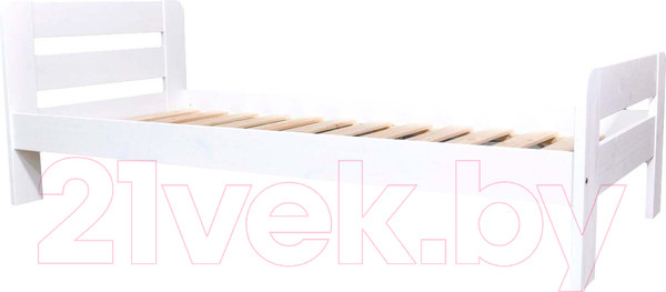 Изображение товара Односпальная кровать Dipriz Bert 90 / Д.80068.1 (белый)