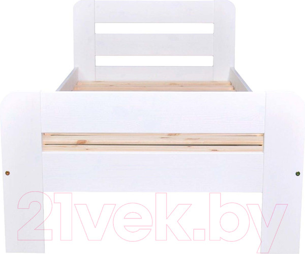 Изображение товара Односпальная кровать Dipriz Bert 90 / Д.80068.1 (белый)