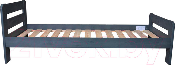 Изображение товара Односпальная кровать Dipriz Bert 90 / Д.80068.3 (серый)