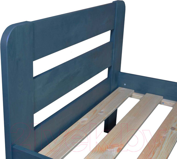 Изображение товара Односпальная кровать Dipriz Bert 90 / Д.80068.3 (серый)