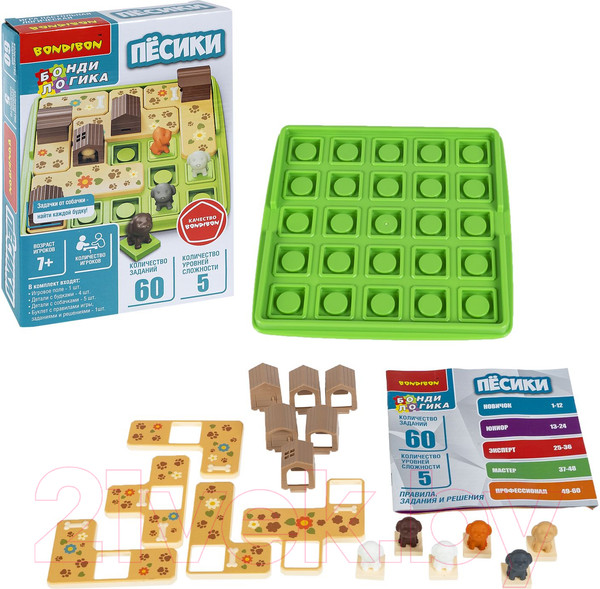 Изображение товара Развивающая игра Bondibon БондиЛогика Песики / ВВ6397