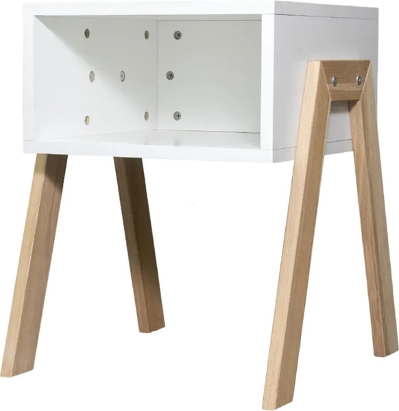 Изображение товара Прикроватная тумба Dipriz Мунк Д.1330.1 (белый/дуб масло)