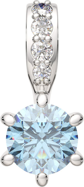 Изображение товара Подвеска из серебра ZORKA 04S4048 (с топазом и фианитами)