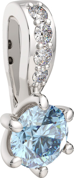 Изображение товара Подвеска из серебра ZORKA 04S4048 (с топазом и фианитами)