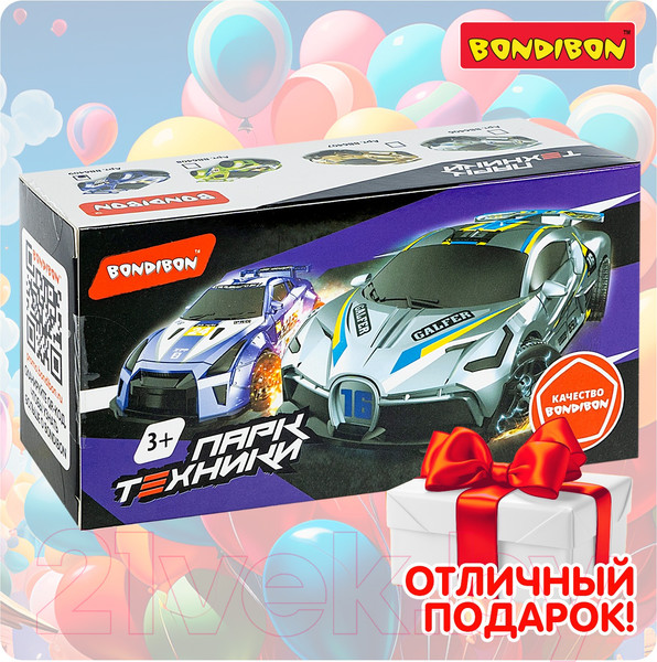 Изображение товара Масштабная модель автомобиля Bondibon Парк Техники / ВВ6406