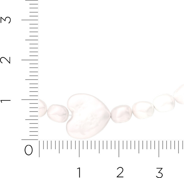 Изображение товара Колье из серебра ZORKA 0530007/1 (38см, с жемчугом)