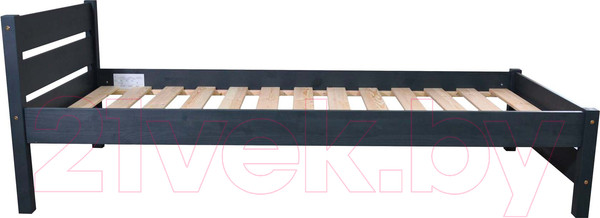 Изображение товара Односпальная кровать Dipriz Bora 90 / Д.80067.3 (серый)