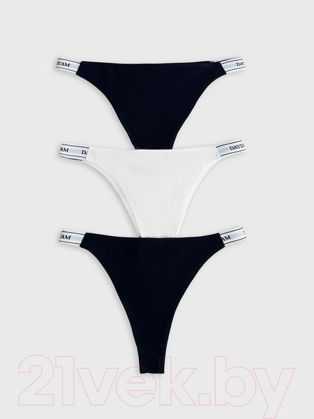 Изображение товара Комплект женских трусов Mark Formelle 412577-3 (р.102, черный-1)