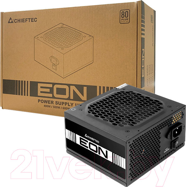 Изображение товара Блок питания для компьютера Chieftec EON 80Plus 600W ZPU-600S