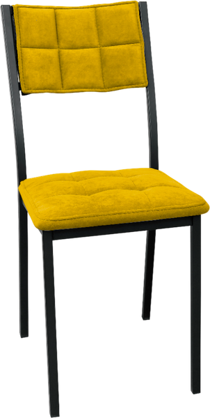 Изображение товара Стул Древпром Дункан ДП2-20 (черный матовый/мадера горчица)