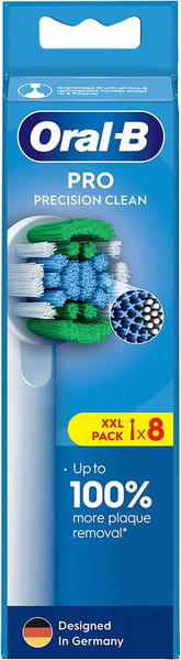 Изображение товара Набор насадок для зубной щетки Oral-B Precision Clean Pro EB20RB (8шт)