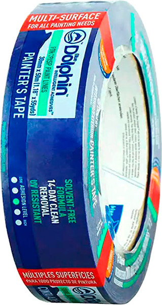 Изображение товара Лента малярная Blue Dolphin Для четких линий 0.03x50м (синий)