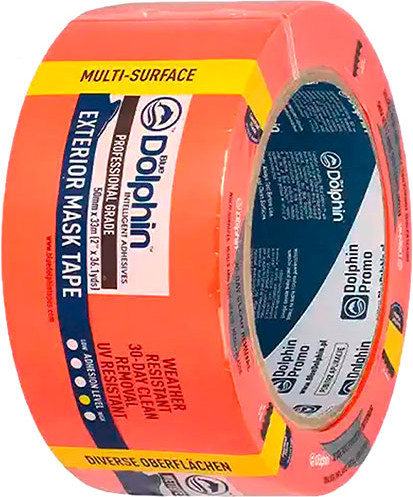 Изображение товара Лента малярная Blue Dolphin ПВХ 0.05x33м (оранжевый)
