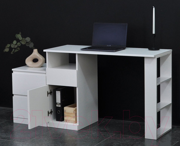 Изображение товара Прикроватная тумба Dipriz Марм Д.1432.1 (белый)