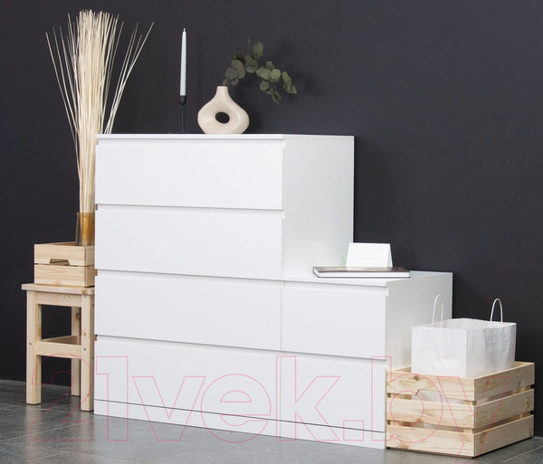 Изображение товара Прикроватная тумба Dipriz Марм Д.1432.1 (белый)