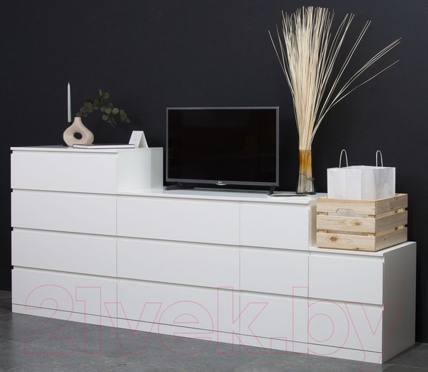 Изображение товара Прикроватная тумба Dipriz Марм Д.1432.1 (белый)