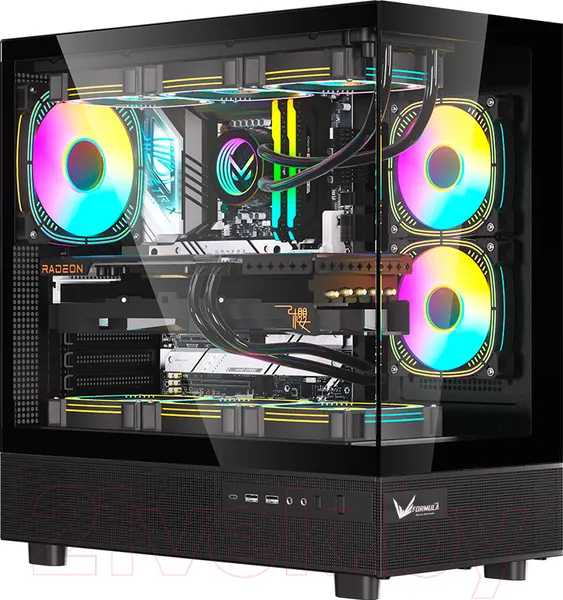 Изображение товара Корпус для компьютера Formula Crystal Z8 (черный)