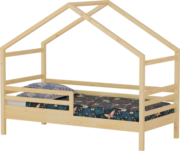 Изображение товара Стилизованная кровать детская Dipriz Д.80007.2 (прозрачный лак)