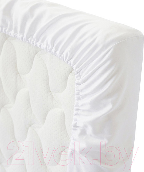 Изображение товара Простыня для малышей Perina На резинке / ПР-120x60.3 (белый)