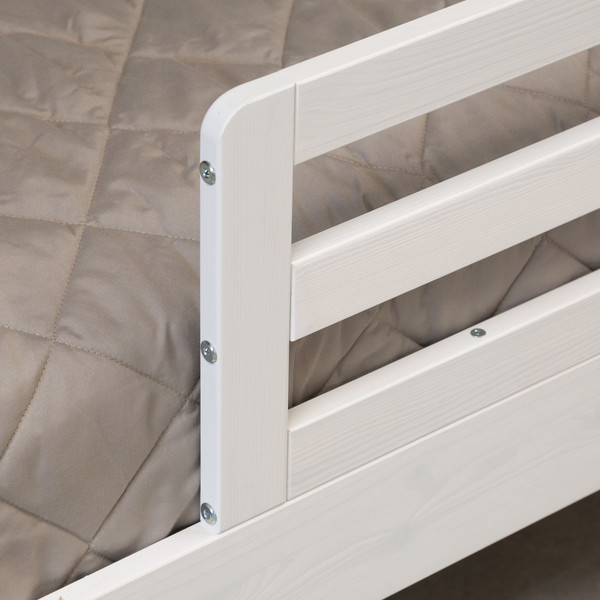 Изображение товара Стилизованная кровать детская Dipriz Д.80007.1 (белый воск)