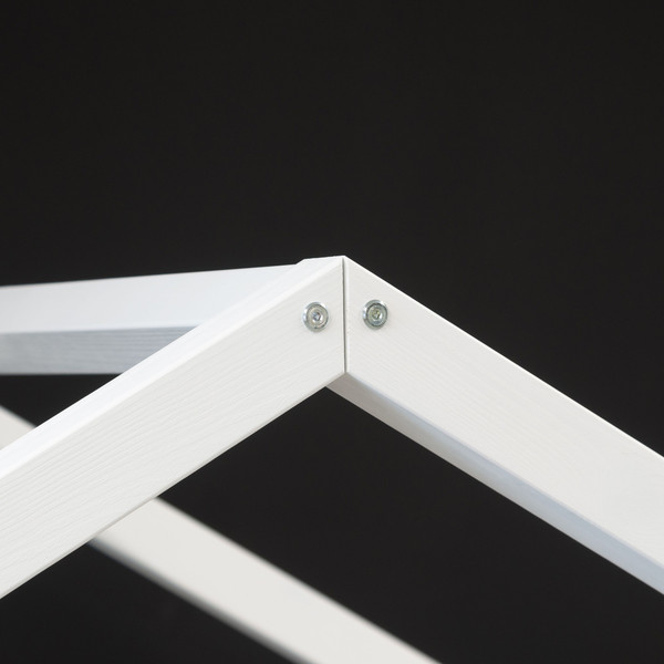 Изображение товара Стилизованная кровать детская Dipriz Д.80007.1 (белый воск)