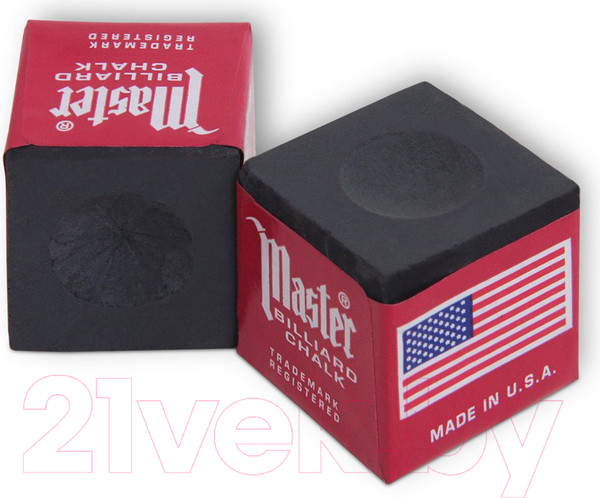 Изображение товара Мел для бильярда Tweeten Master (12шт, черный)