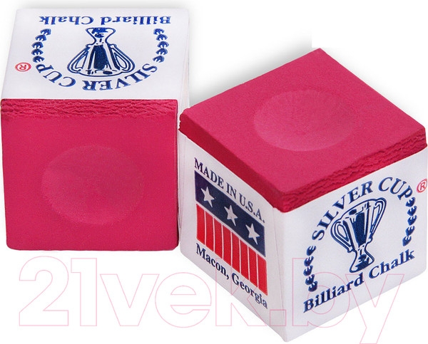 Изображение товара Мел для бильярда Silver Cup 4390 (12шт, красный)