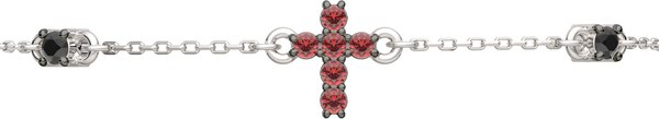 Изображение товара Браслет из серебра ZORKA 06401350 (18см, с фианитами)