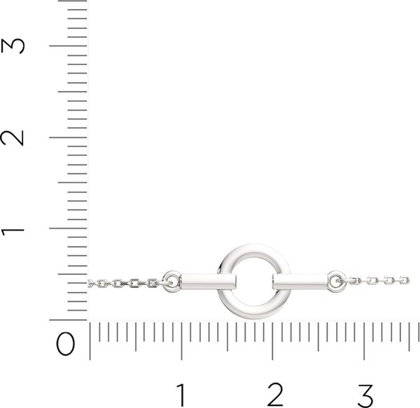 Изображение товара Браслет из серебра ZORKA 0650031 (18см)