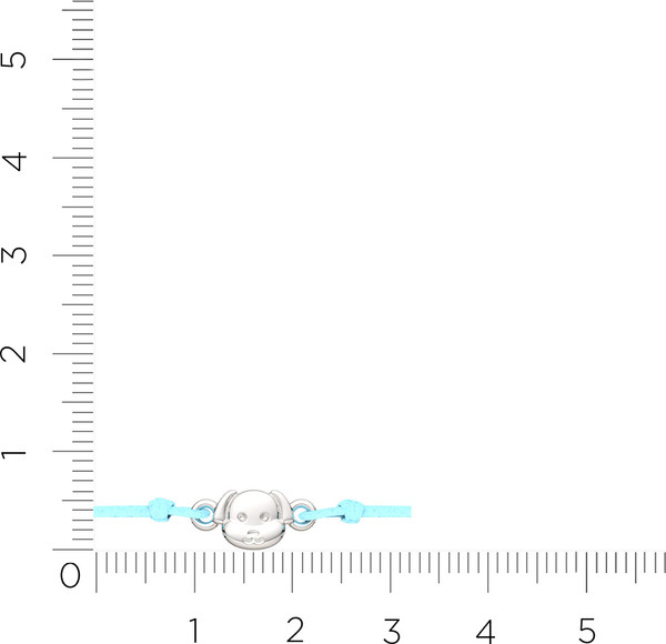 Изображение товара Браслет из серебра ZORKA 0660039.04 (16см)