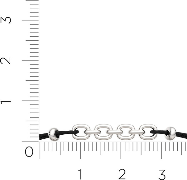Изображение товара Браслет из серебра ZORKA 0660060.01 (18см)