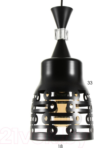 Изображение товара Потолочный светильник BayerLux Ковальце / 9032431 (черный)