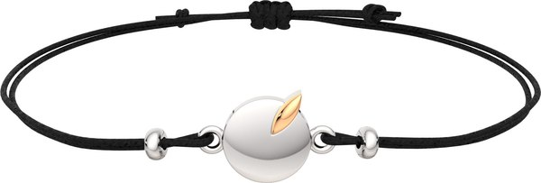 Изображение товара Браслет из серебра ZORKA 0660184.01.G14K.ZZ (18см, с золотой вставкой)