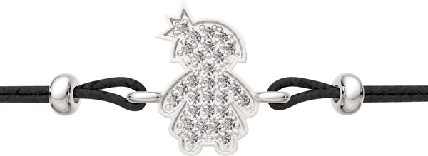 Изображение товара Браслет из серебра ZORKA 0670006 (18см, с фианитами)